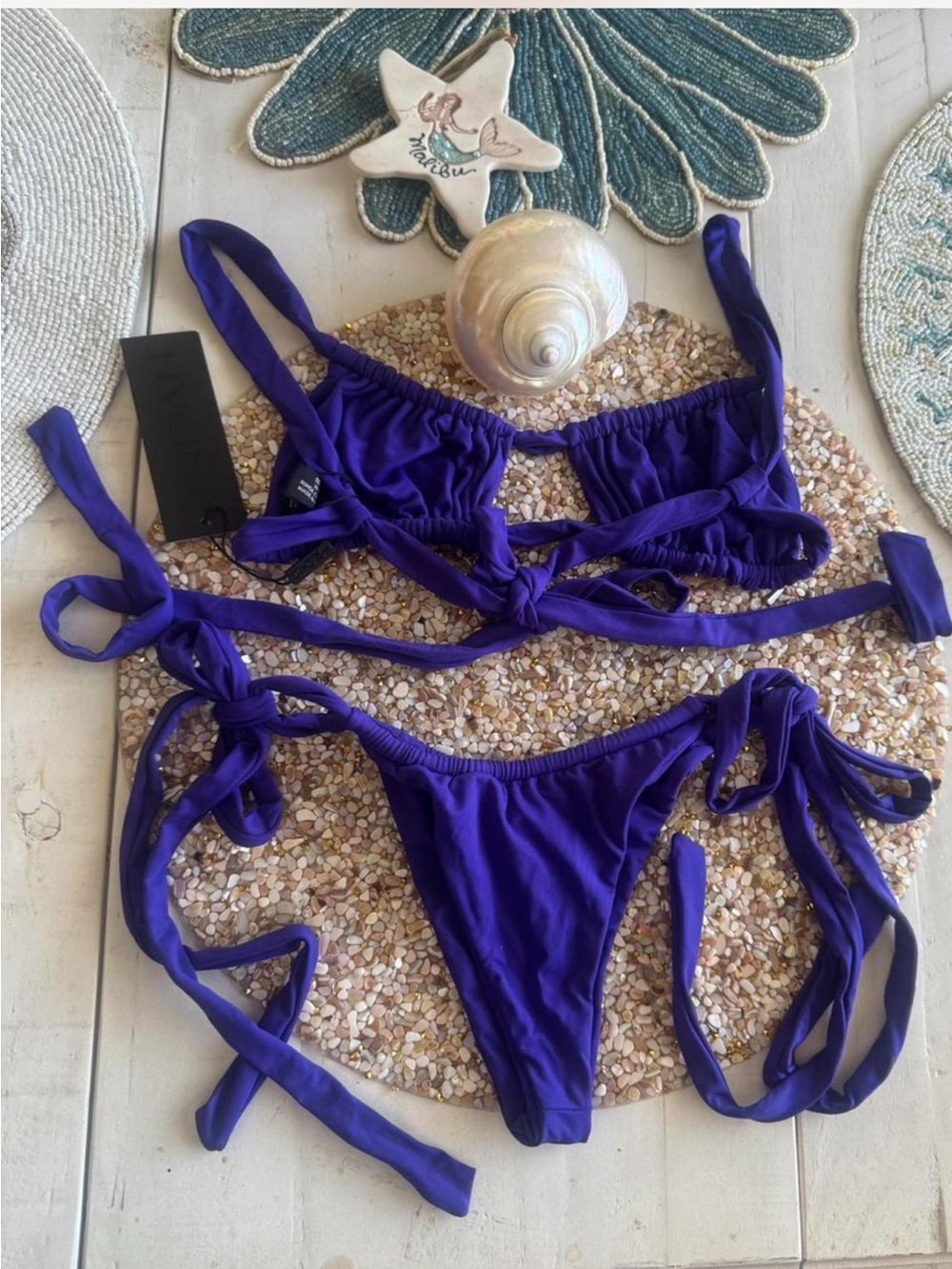 Indah Roxa purple bikini - Picture 5 of 8